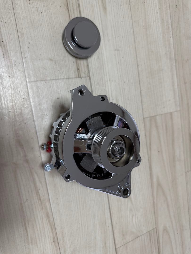 powermaster社オルタネータークローム170Aシボレーインパラハイドロ