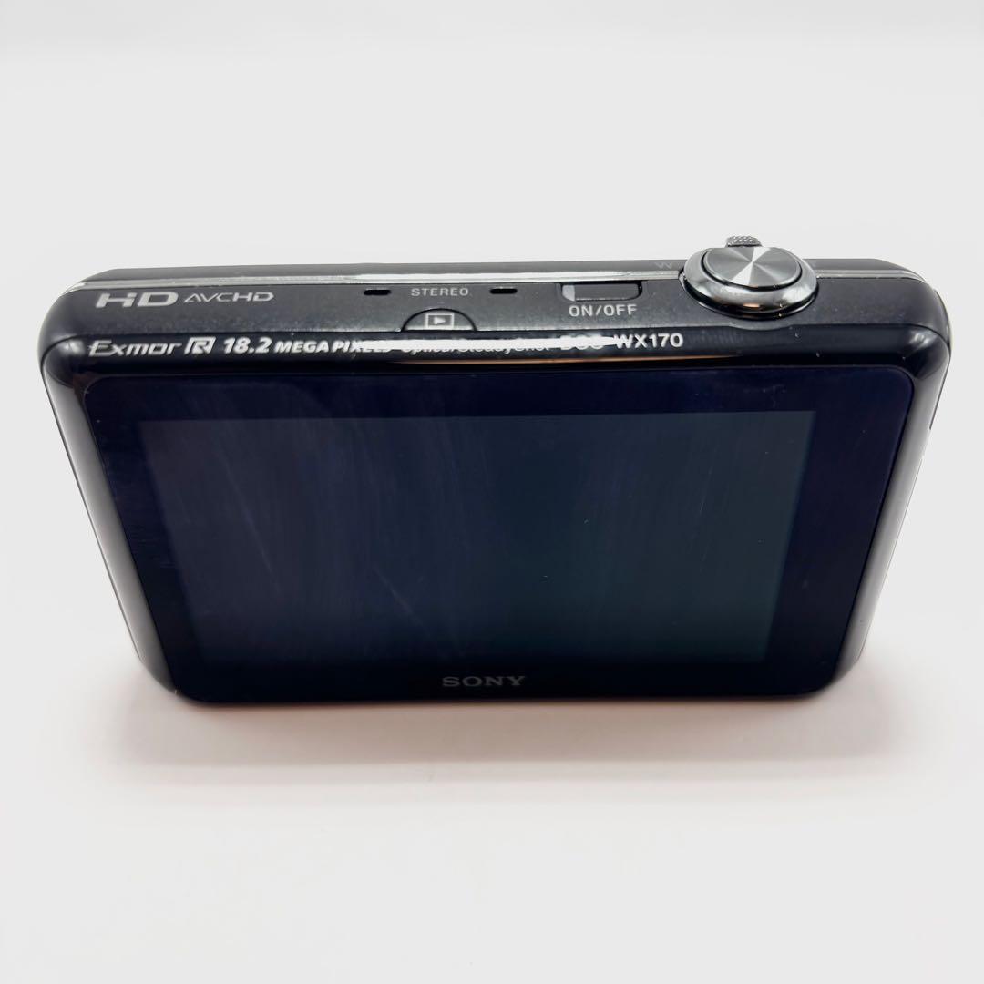 【美品】SONY Cyber-shot DSC-WX170 ブラック