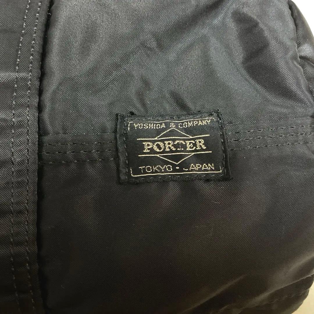 PORTER 吉田カバン　黒 タンカー　ドラムバッグ　ボストン　ポーター