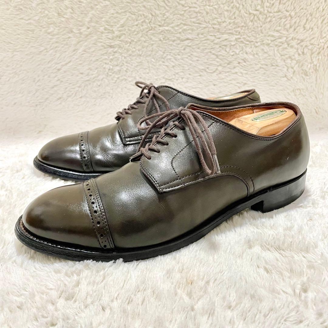 希少 ALDEN オールデン キャップトゥ 559917 カーフ ダークブラウン