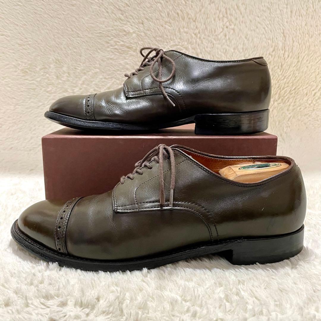 希少 ALDEN オールデン キャップトゥ 559917 カーフ ダークブラウン