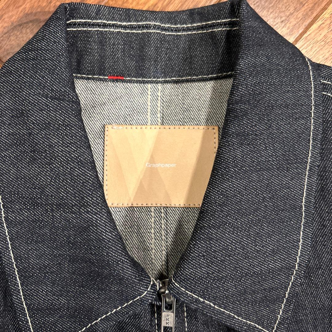 グラフペーパー 25AW Selvage Denim Zip Jacket