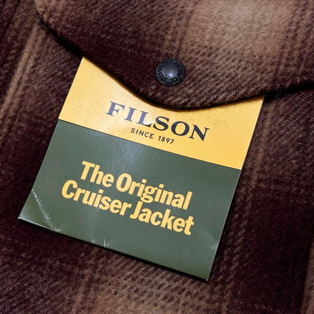 新品25AW FILSON マッキーノクルーザー ブラウンオンブレー アメリカ製
