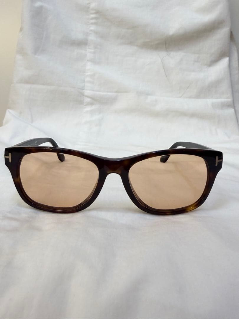 トムフォード TF5147ブラウンレンズ 52□17 メガネ サングラス　度なし