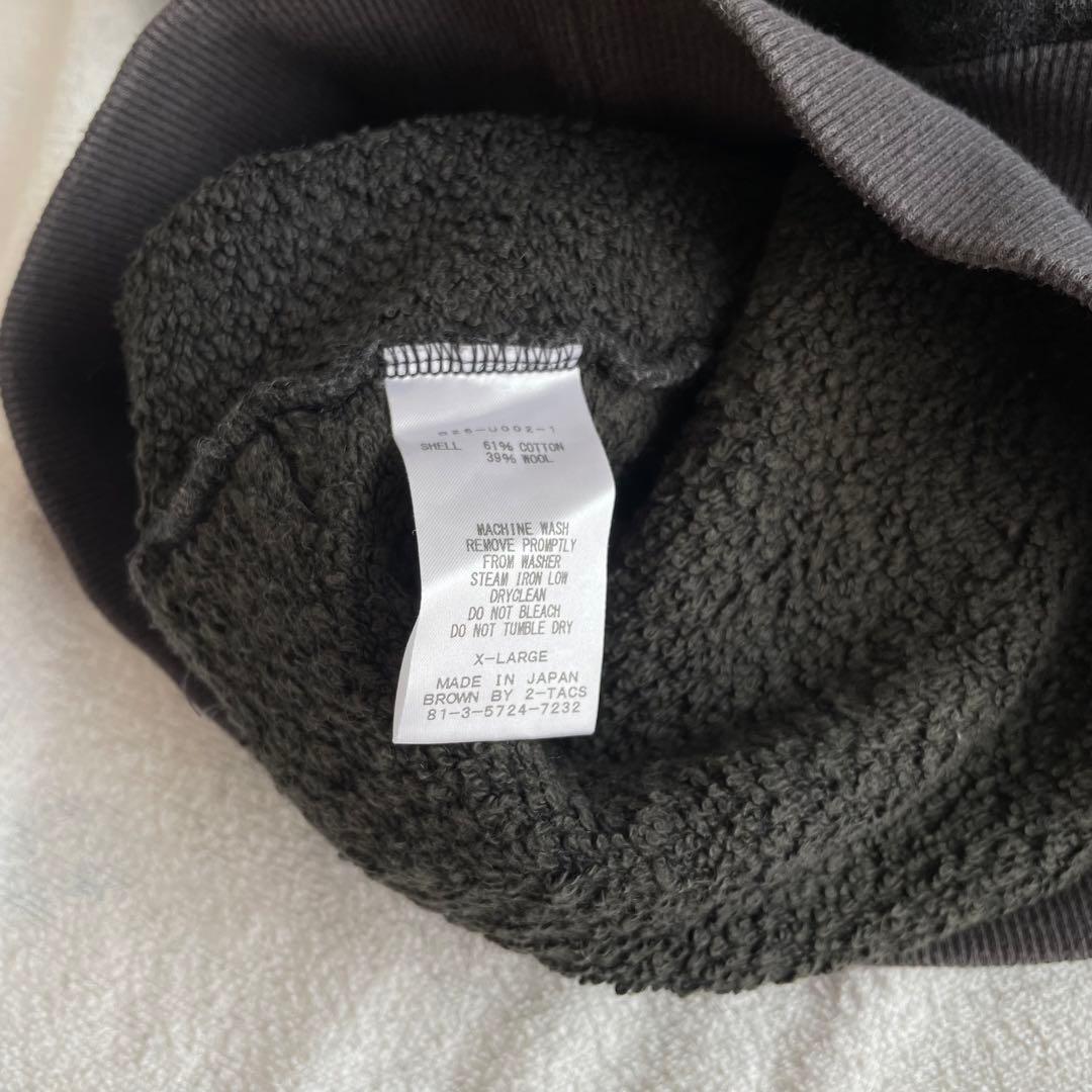 BROWN by 2-tacs ツータックス　スウェット