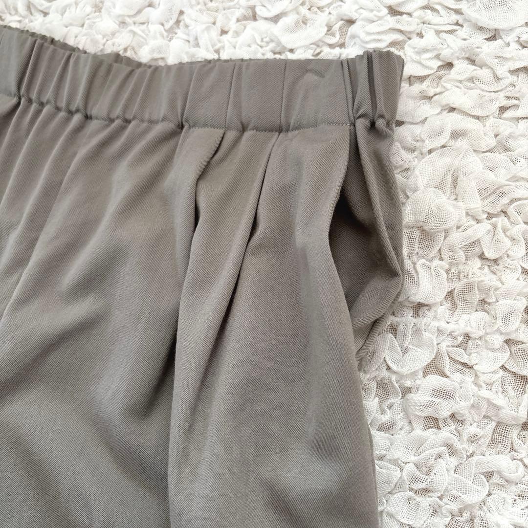 evam eva エヴァムエヴァ WOOL TUCK PANTS