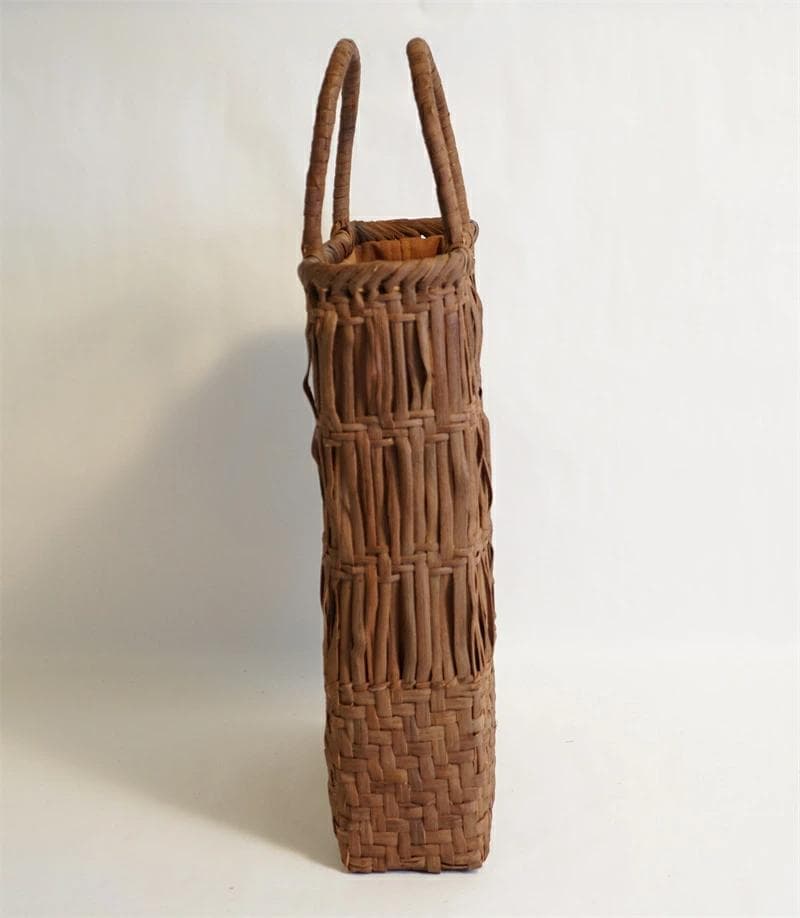 山葡萄 かごバッグ　籠 バッグ　パソコン入れ　 一番皮 網代編み