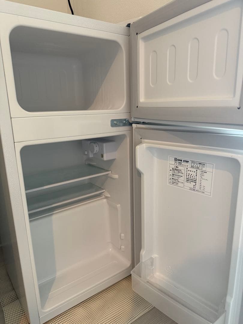 ホワイト冷蔵庫 コンパクトタイプ