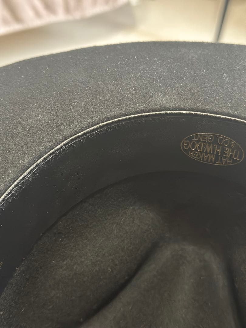 [美品] THE.H.W.DOG&COトラベラーハット ブラック