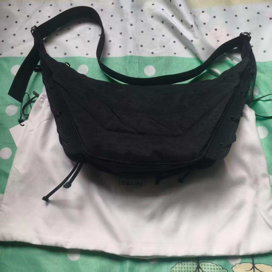 LEMAIRE Small Soft Game Bag ブラック