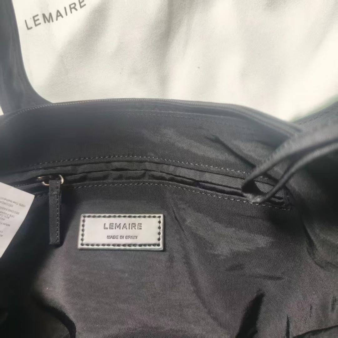 LEMAIRE Small Soft Game Bag ブラック