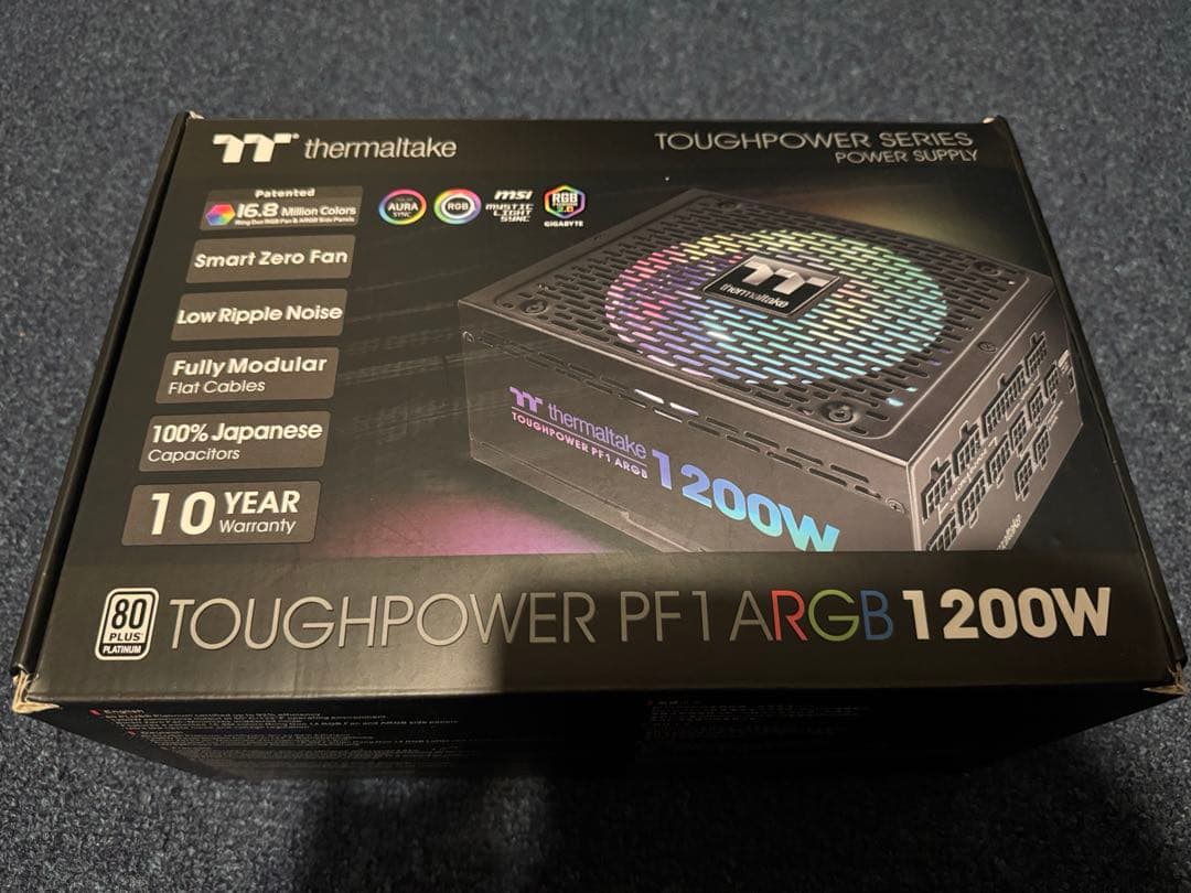 【中古】TOUGHPOWER PF1 ARGB 1200W【サーマルテイク】