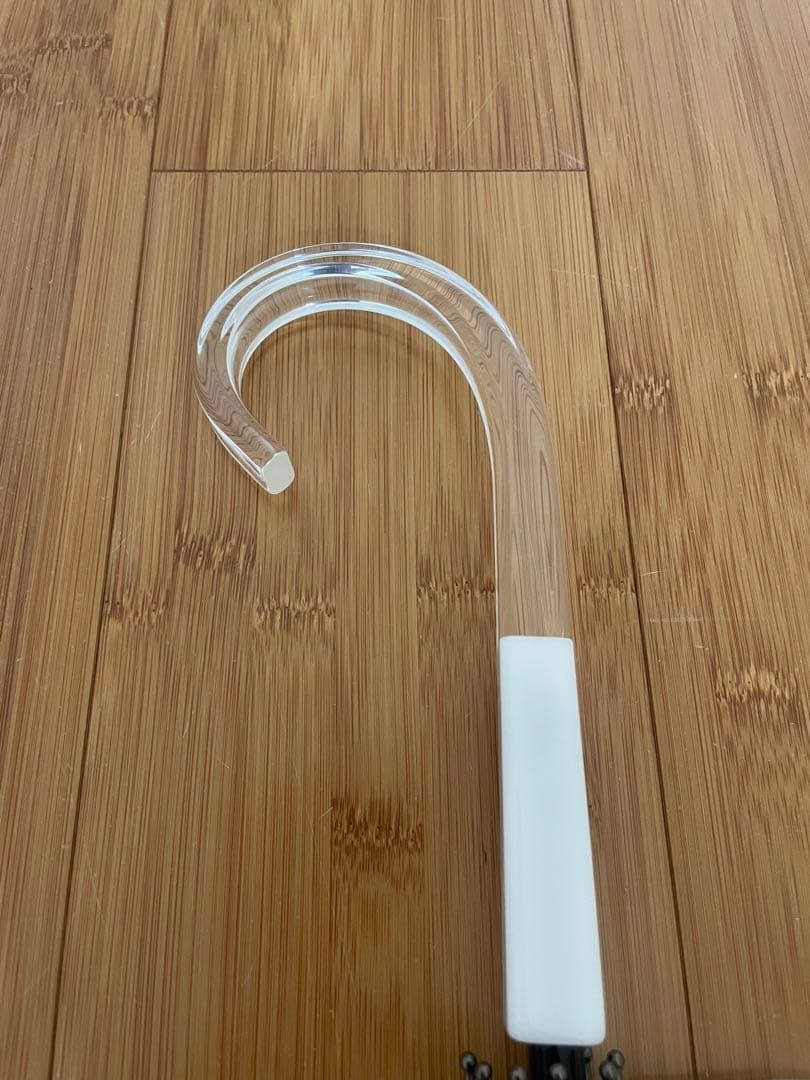 【今季最終価格極美品】サンバリア 100 長傘 L mokuグリーン クリア手元