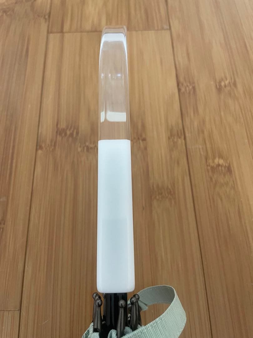 【今季最終価格極美品】サンバリア 100 長傘 L mokuグリーン クリア手元