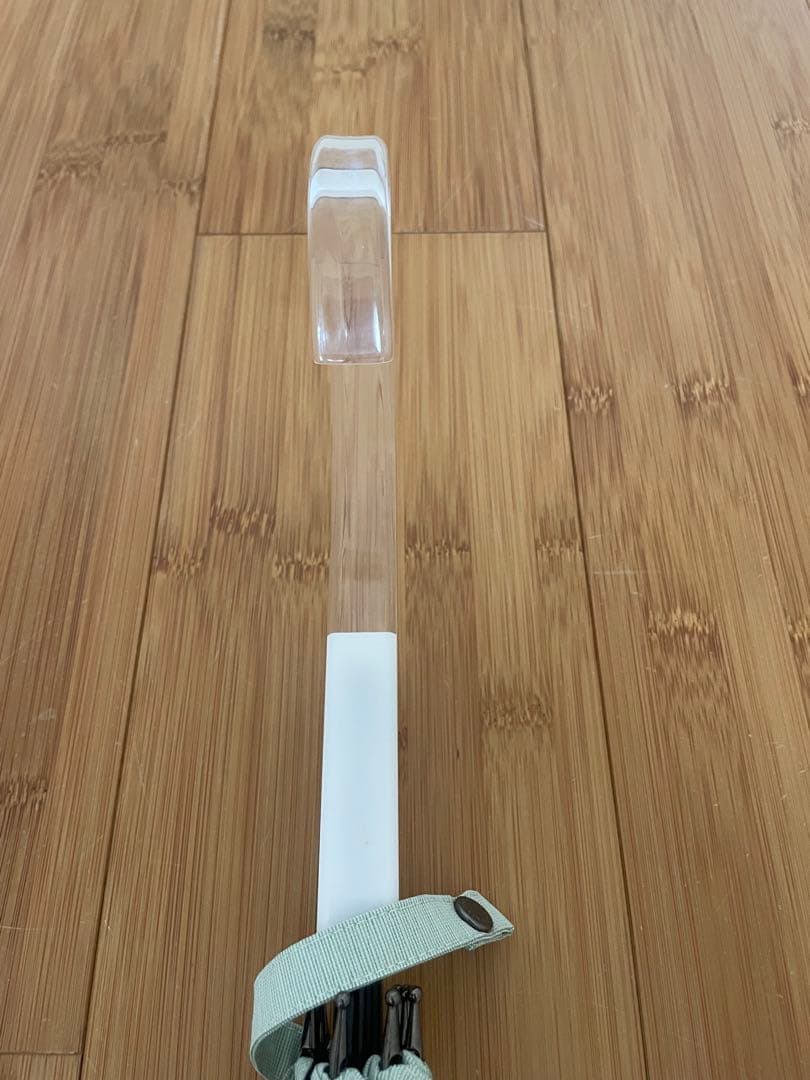 【今季最終価格極美品】サンバリア 100 長傘 L mokuグリーン クリア手元