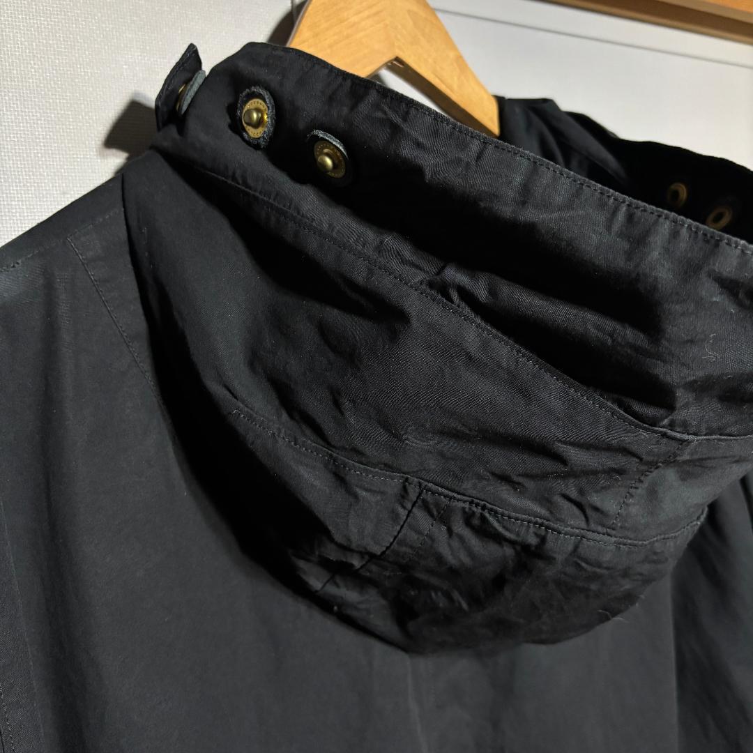 KLASICA クラシカ　BIGフードパーカーブルゾン ハーフモッズコート