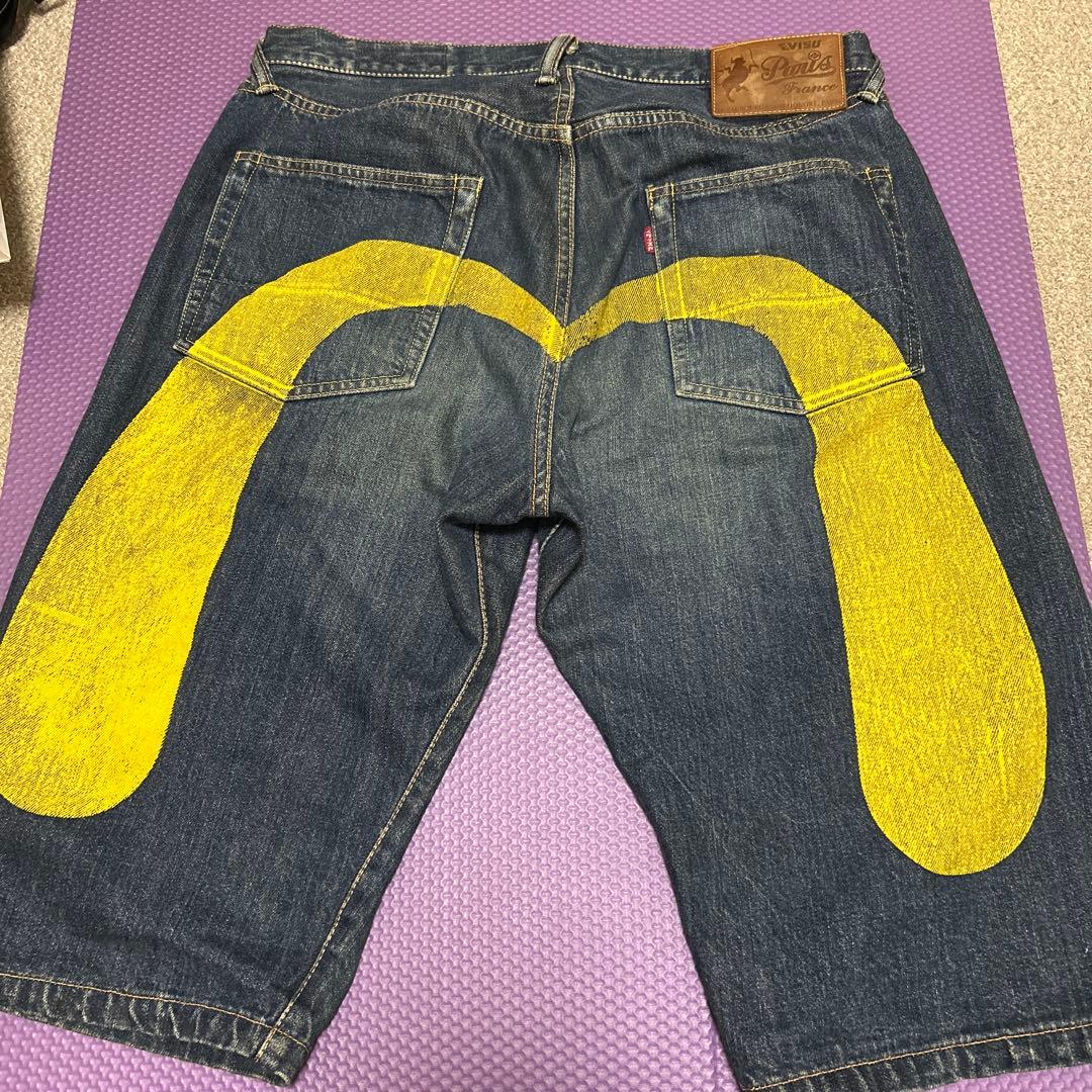 EVISU ハーフパンツ 黄色大黒 塩谷ブラザーズ