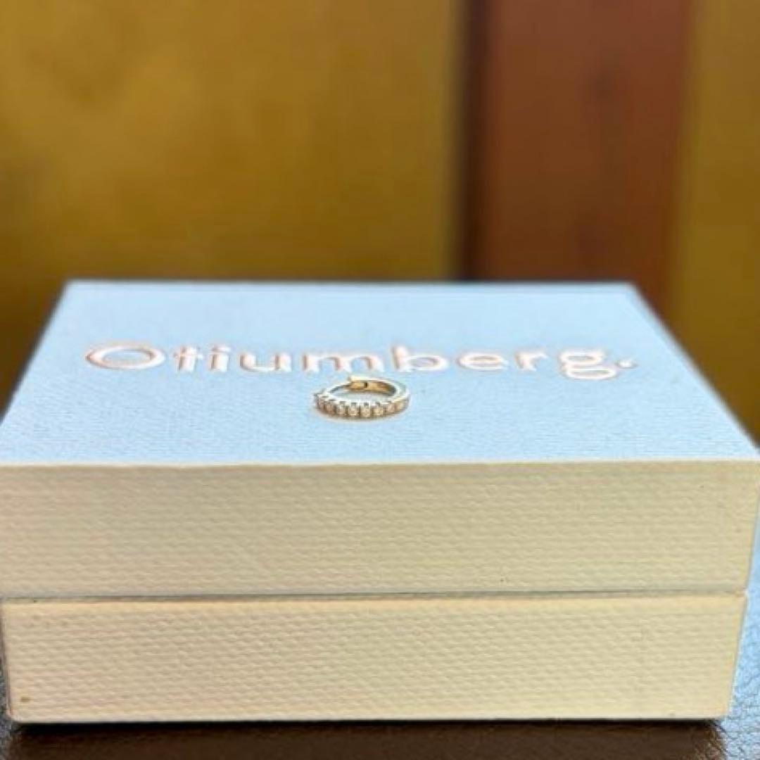 Otiumberg オティウムバーグ 片耳用 ダイヤモンド フープ ピアス