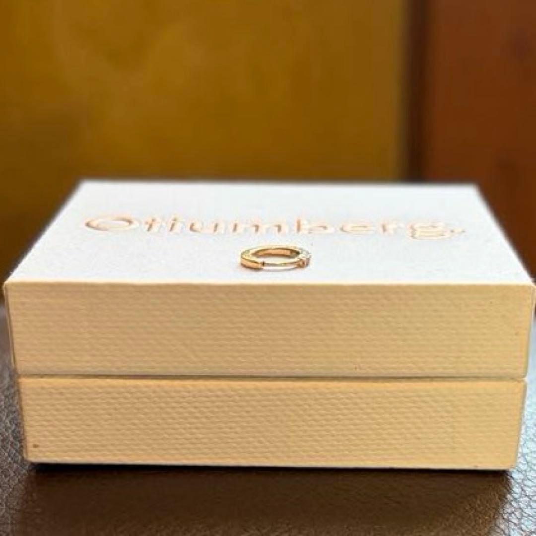Otiumberg オティウムバーグ 片耳用 ダイヤモンド フープ ピアス