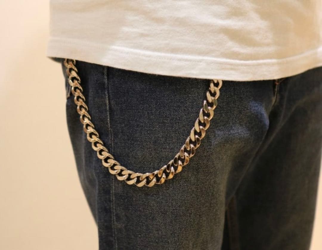 美品！！BEAMS 真鍮製ウォレットチェーン (オマケ付き)