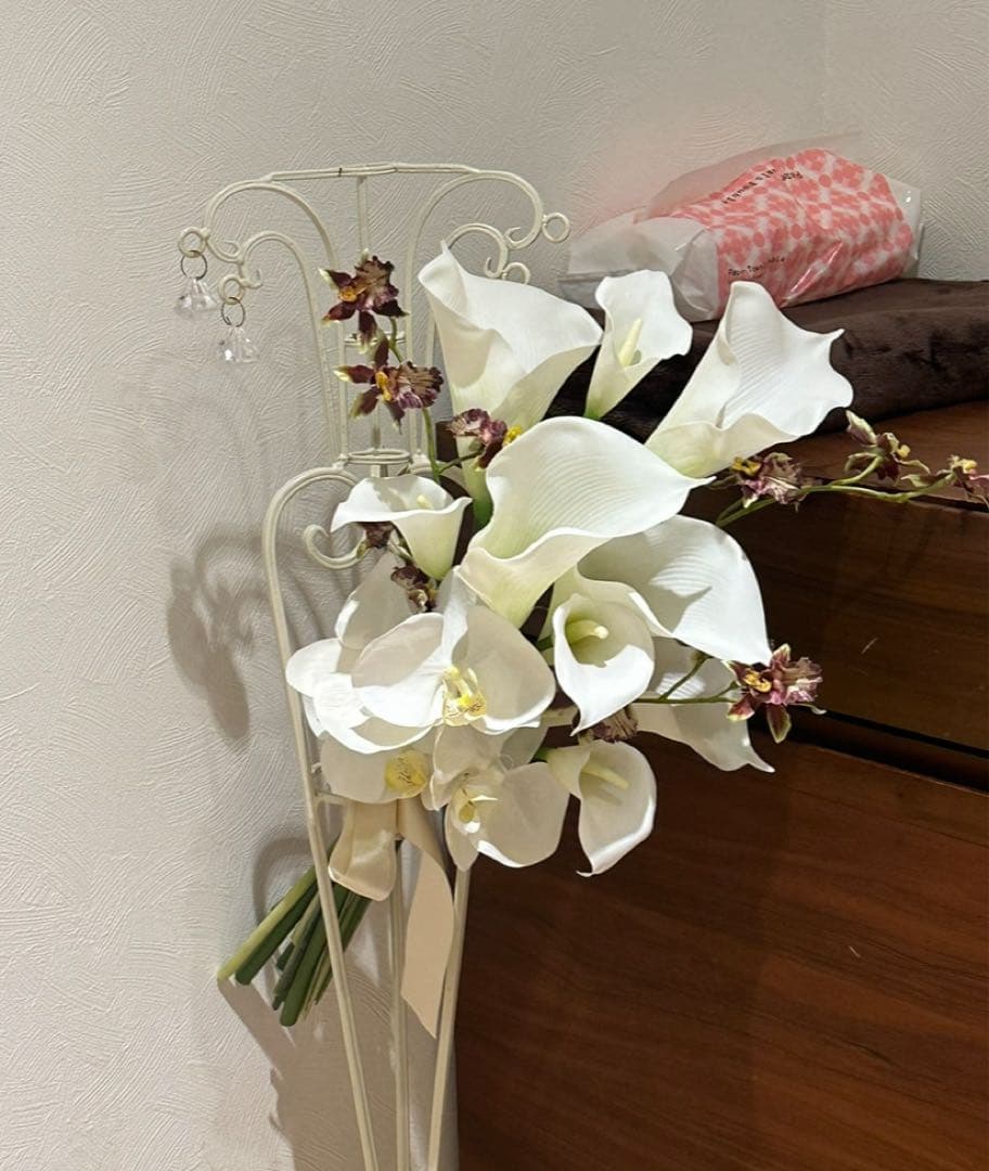 結婚式　ブーケ　アーティシャルフラワー　ウェディングブーケ