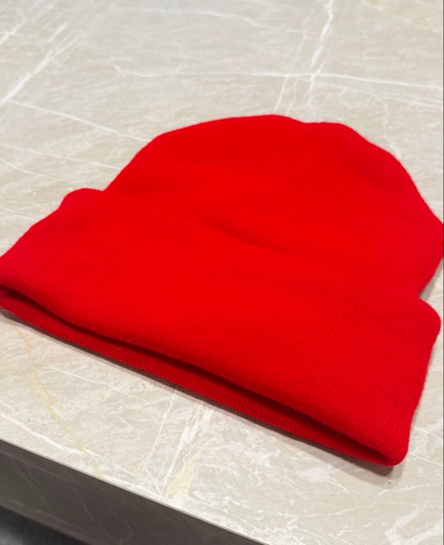 クロムハーツ ニット帽 赤