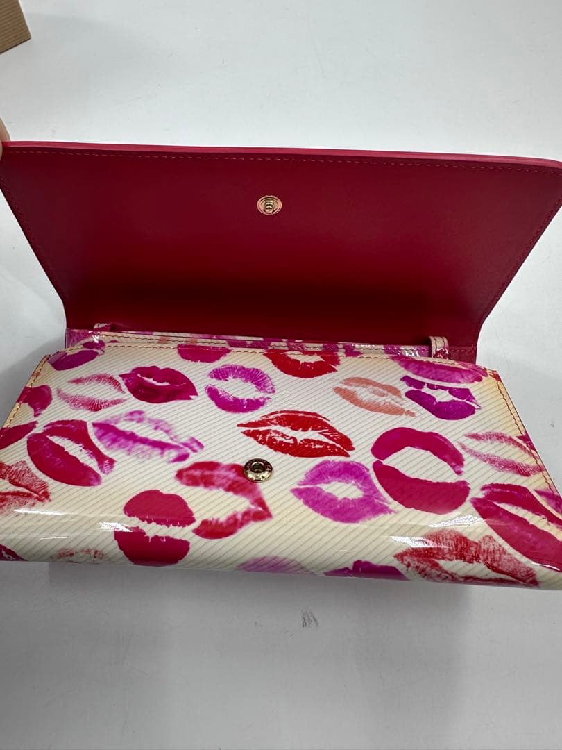 希少/美品/Christian louboutin /マカロン リップ 長財布