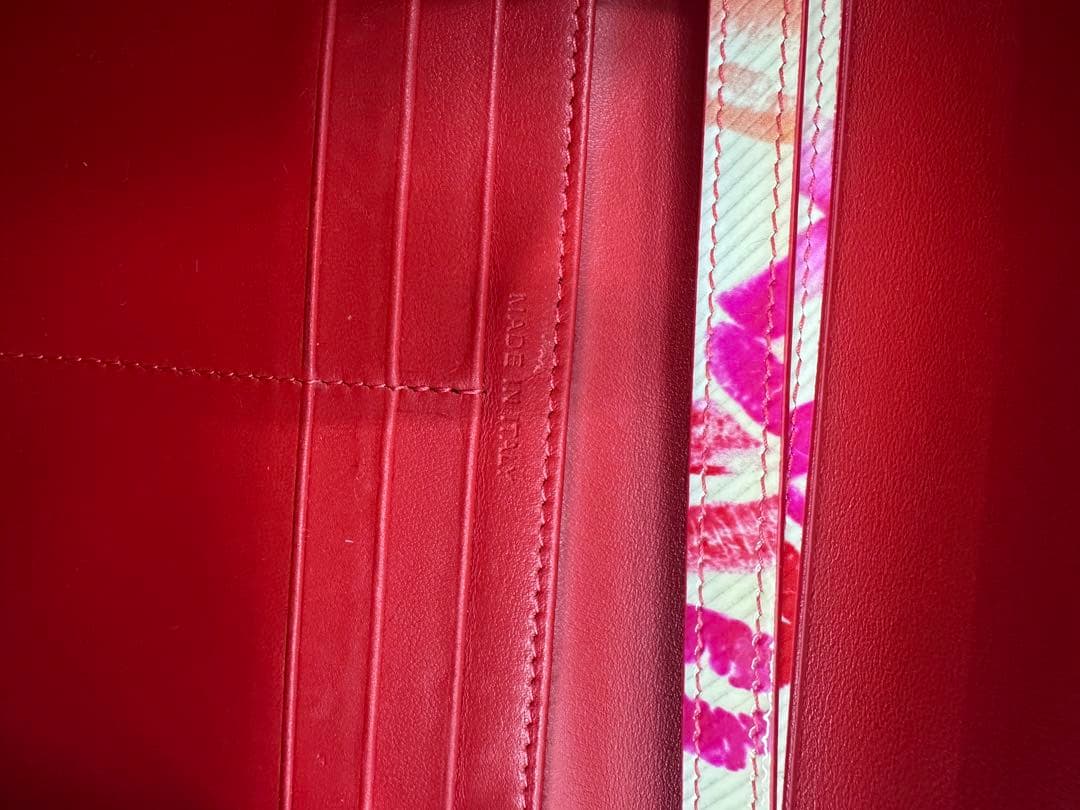 希少/美品/Christian louboutin /マカロン リップ 長財布