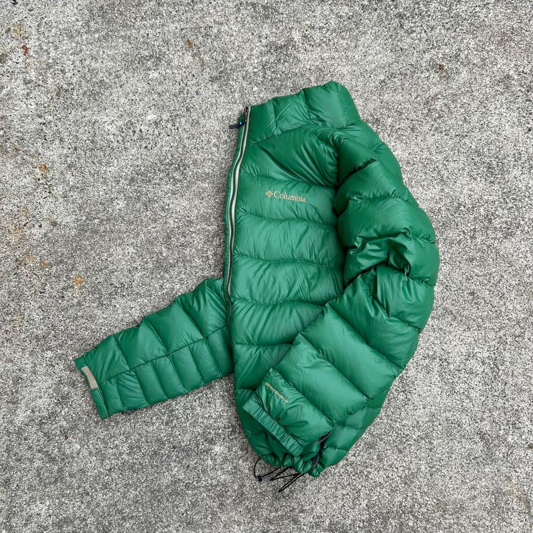 【トレンド】Columbia ダウンジャケット　ドローコード 00s 美品　L