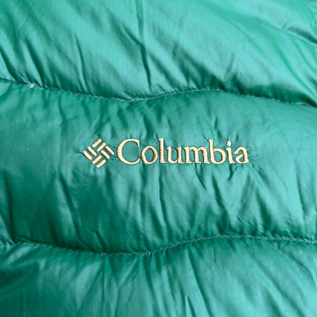 【トレンド】Columbia ダウンジャケット　ドローコード 00s 美品　L