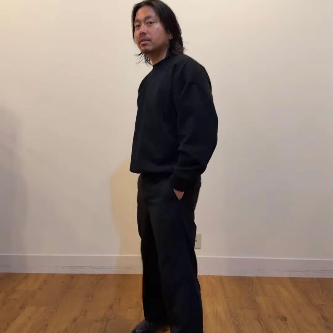 新品 OVY Original Fabric Basic Crew Sweat黒