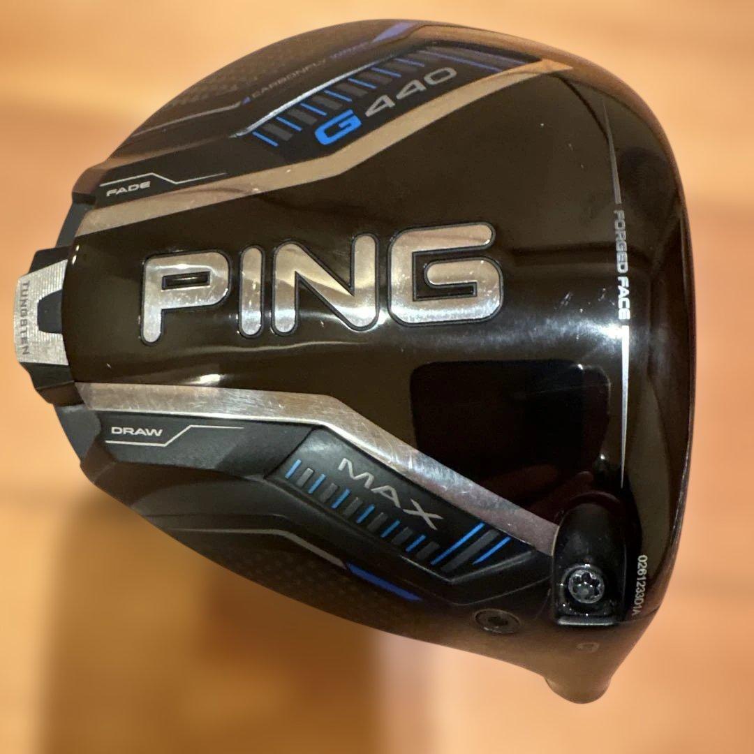 美品 PING G440 MAX 9度 ヘッド 日本正規品 シリアル認証済み