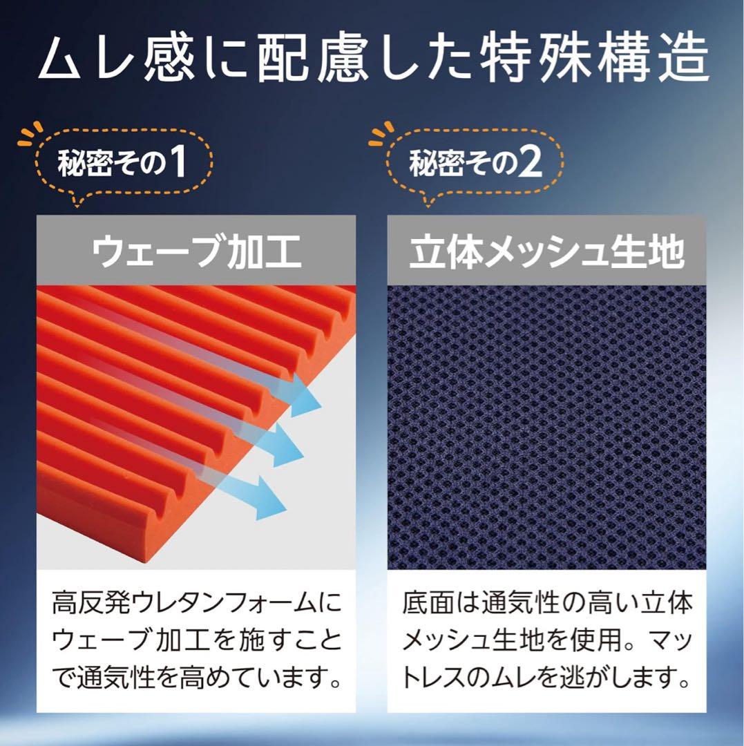 12/16まで値下げ西川 高反発マットレス ダブルサイズ195x140cm