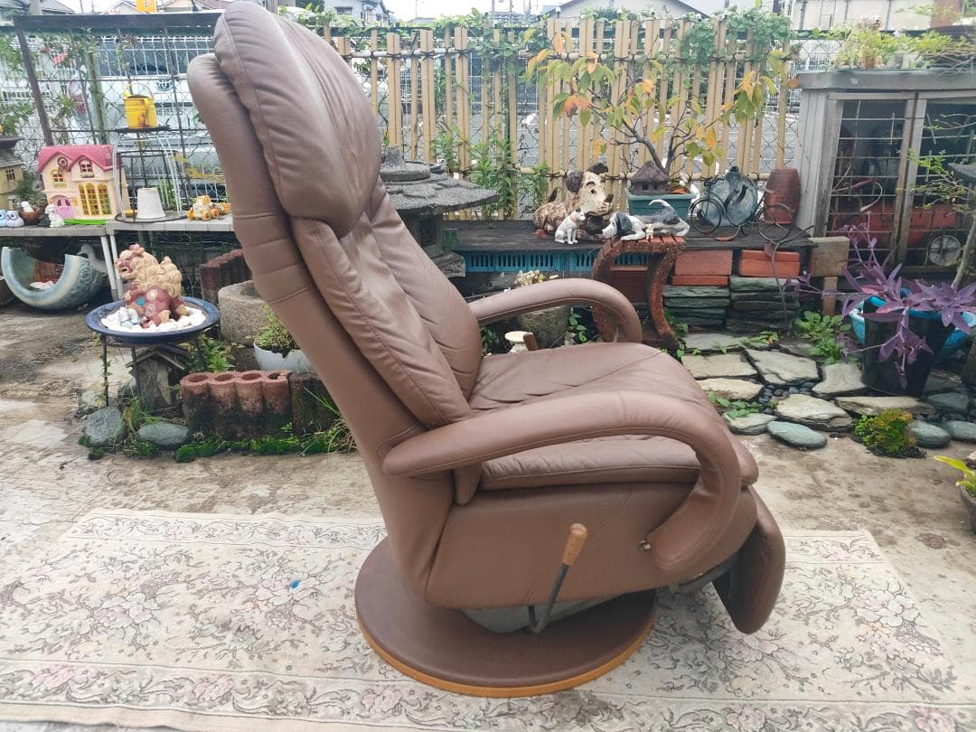 (至福の時) カリモク☆ampio☆本革リクライナーPチェア（35.8万)