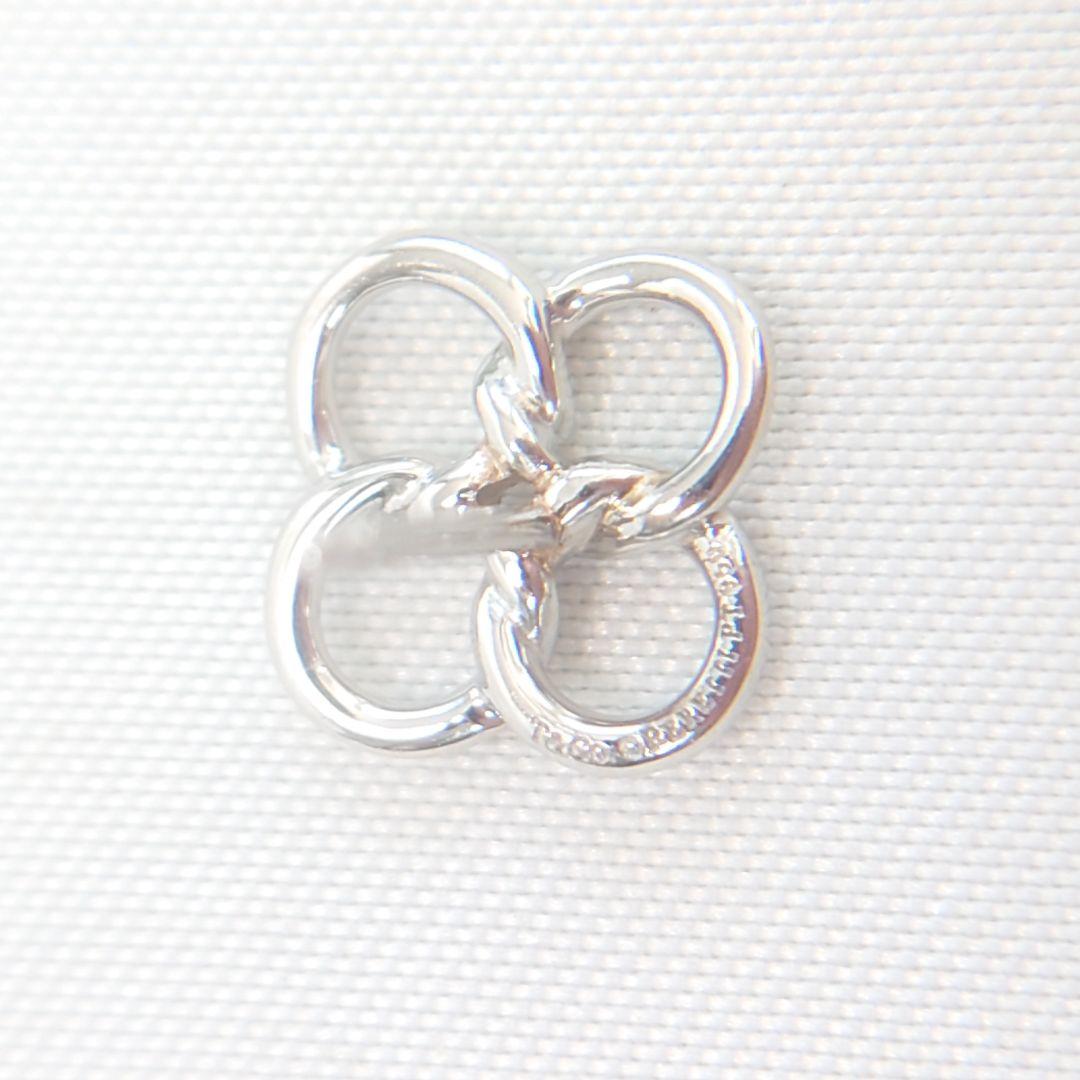 【希少】ティファニー pt950 クアドロフォリオ ピアス 片耳用 5629