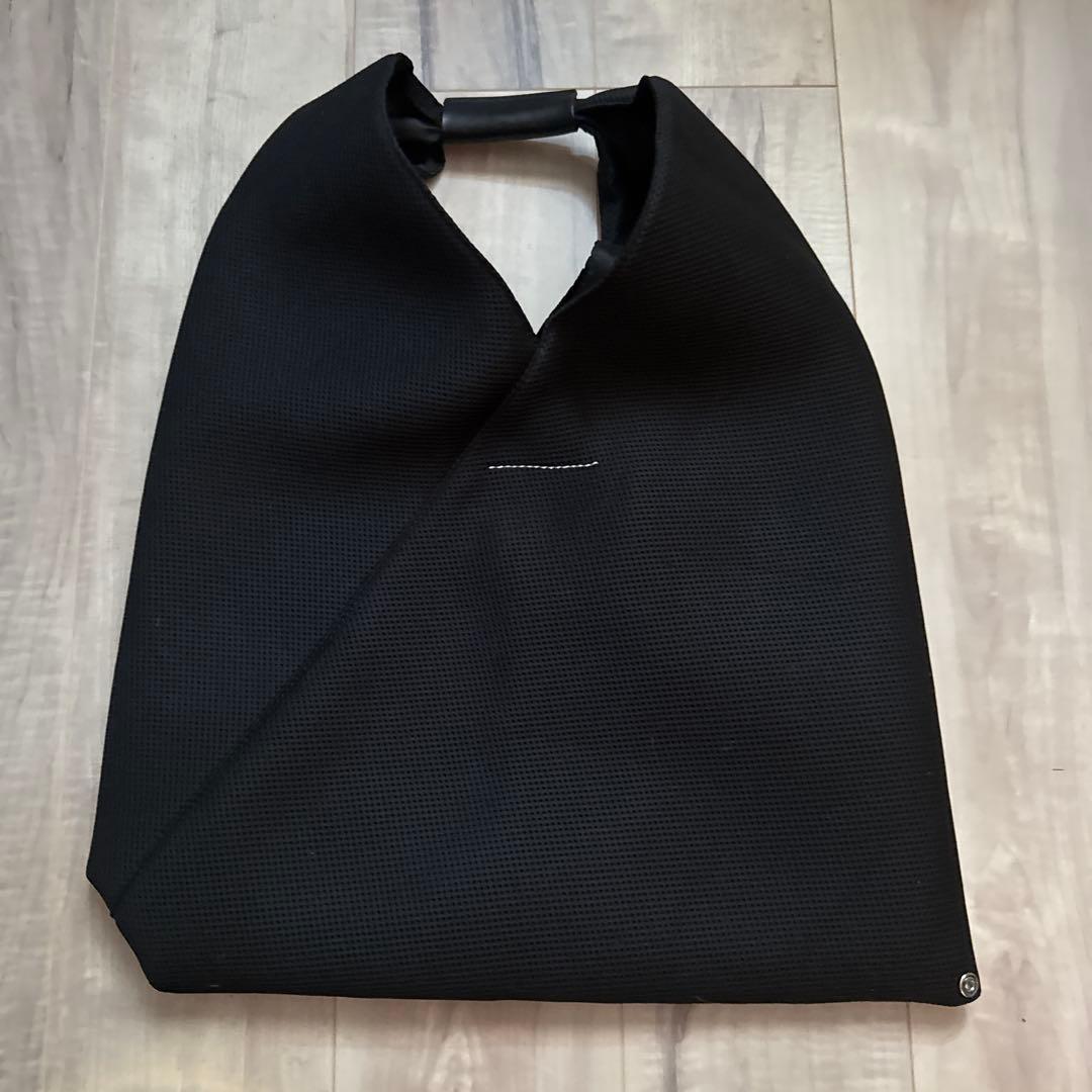 MM6 メゾンマルジェラ トートバッグ メッシュ ジャパニーズバッグ ブラック