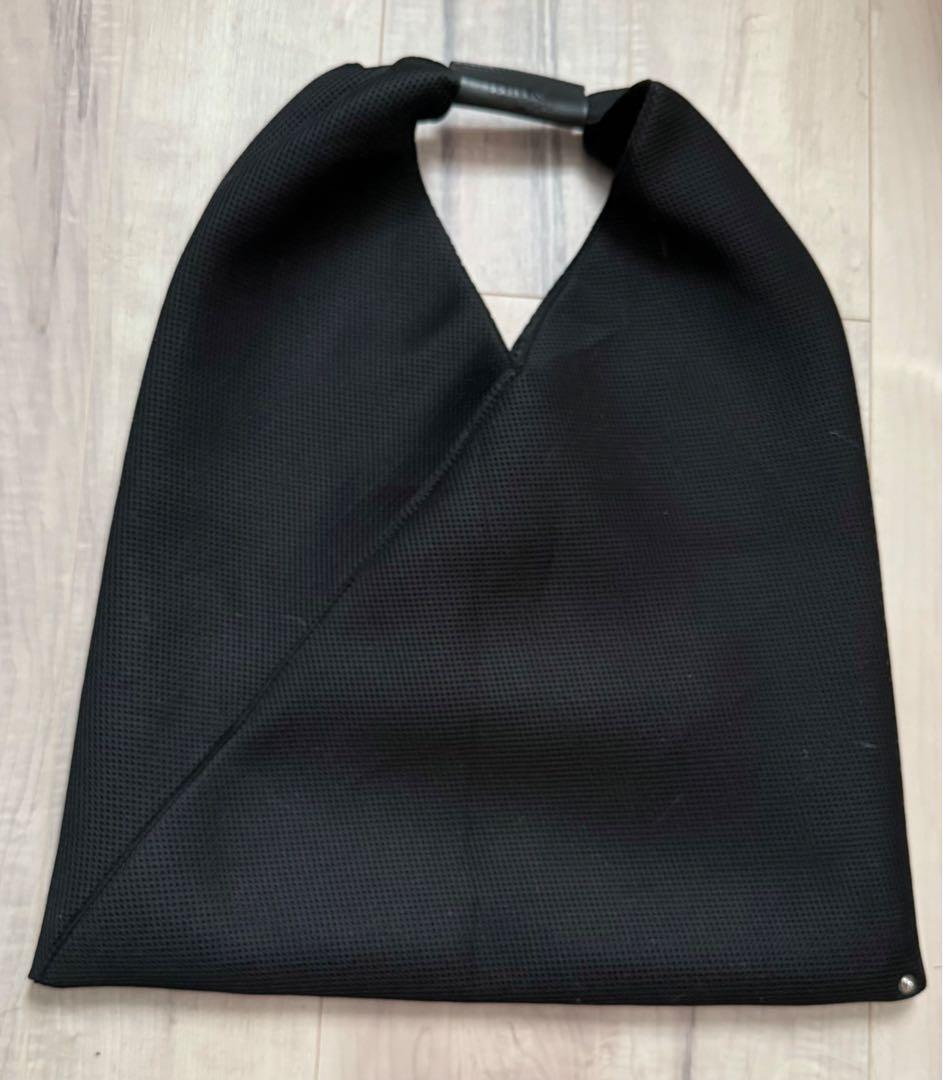 MM6 メゾンマルジェラ トートバッグ メッシュ ジャパニーズバッグ ブラック