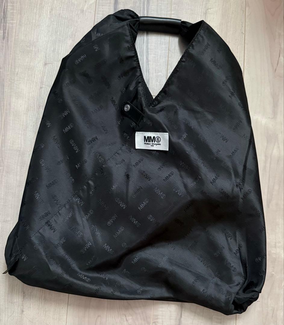 MM6 メゾンマルジェラ トートバッグ メッシュ ジャパニーズバッグ ブラック