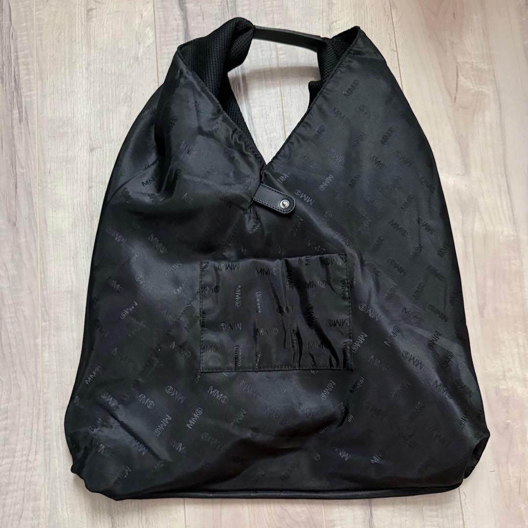 MM6 メゾンマルジェラ トートバッグ メッシュ ジャパニーズバッグ ブラック