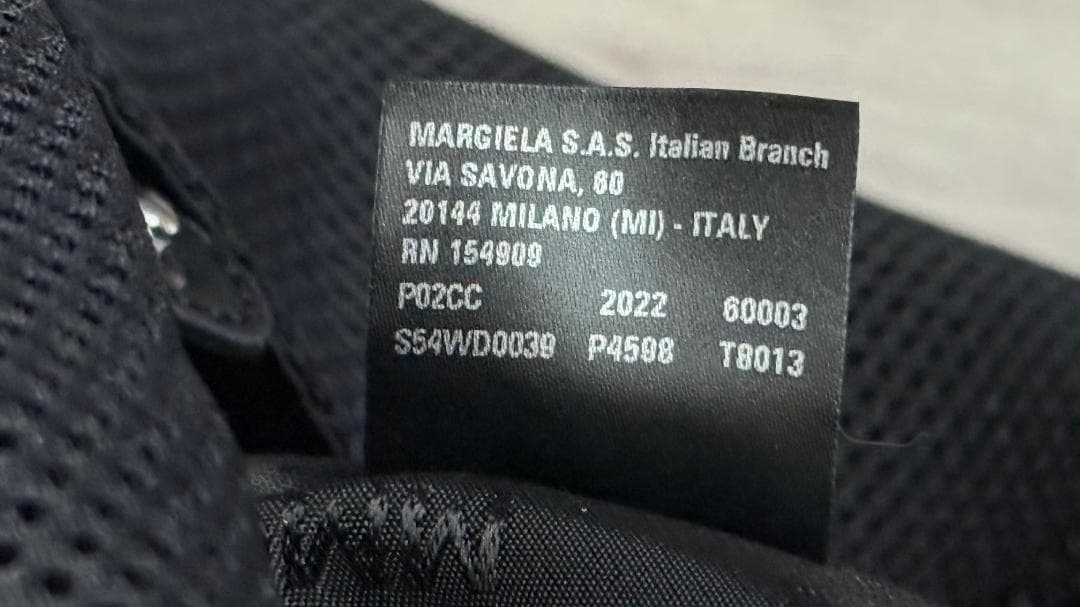 MM6 メゾンマルジェラ トートバッグ メッシュ ジャパニーズバッグ ブラック