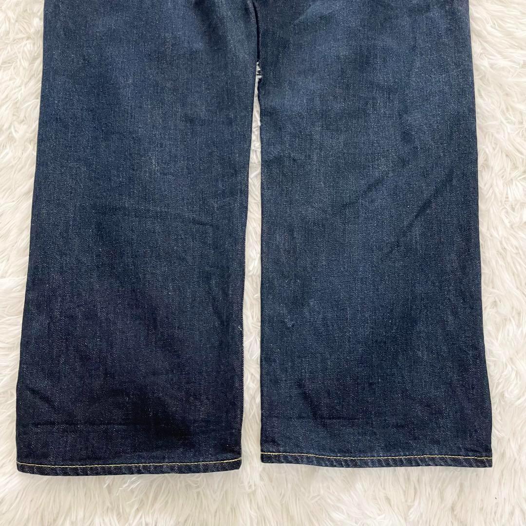 ガンリュウ　サルエルパンツ・デニム・ジーンズ・12AW・製品洗い加工・3連ベルト