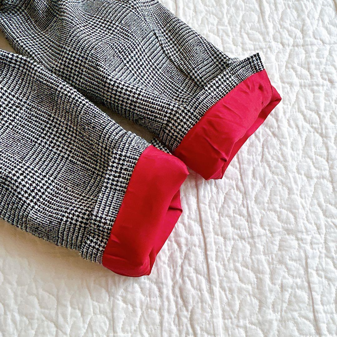 新品タグ付 アルページュストーリー W釦テーラードジャケット 金ボタン チェック