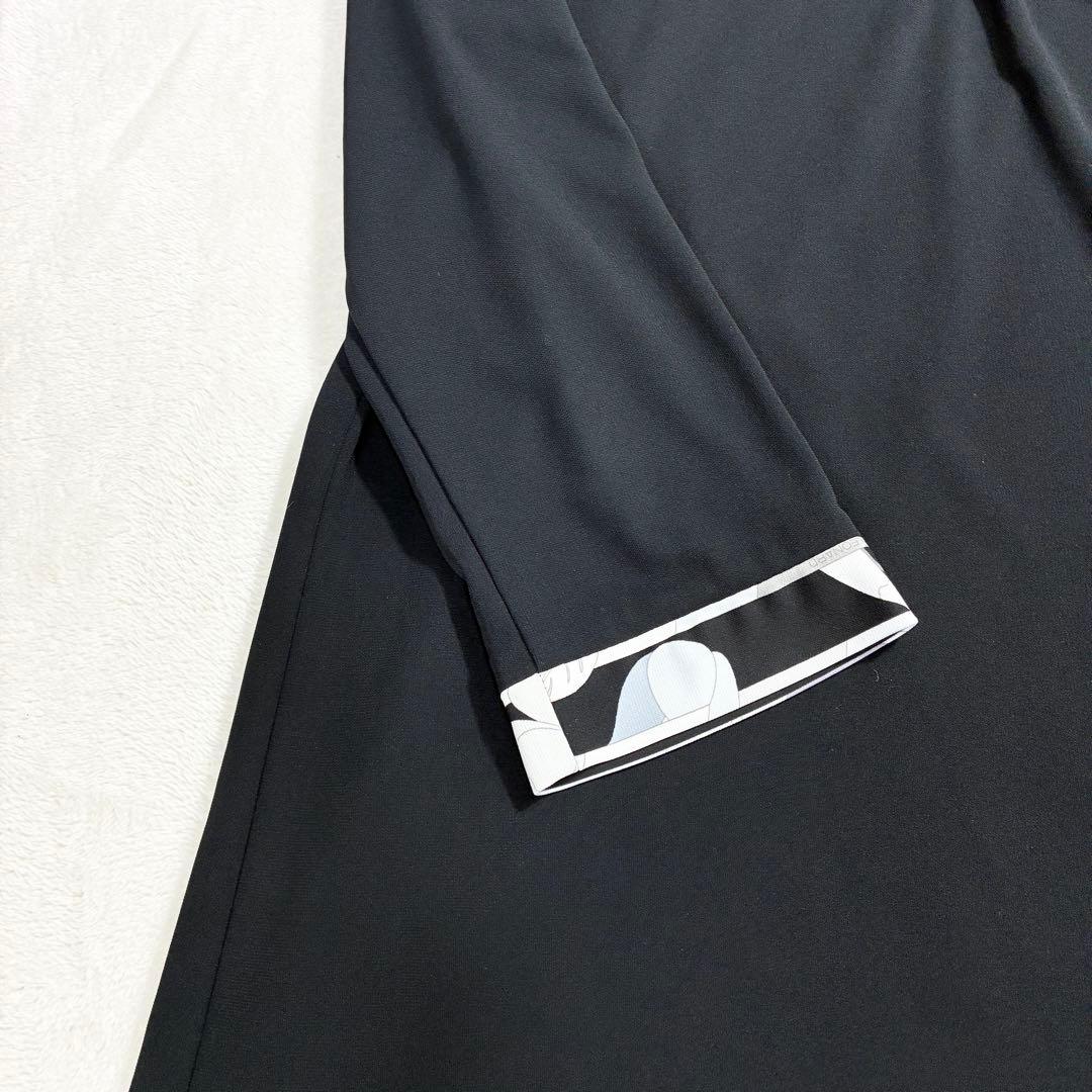 キ**様 極美品✨ LEONARD SPORT 長袖 チュニック 花柄トリムライ