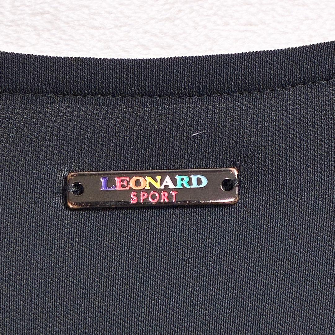キ**様 極美品✨ LEONARD SPORT 長袖 チュニック 花柄トリムライ