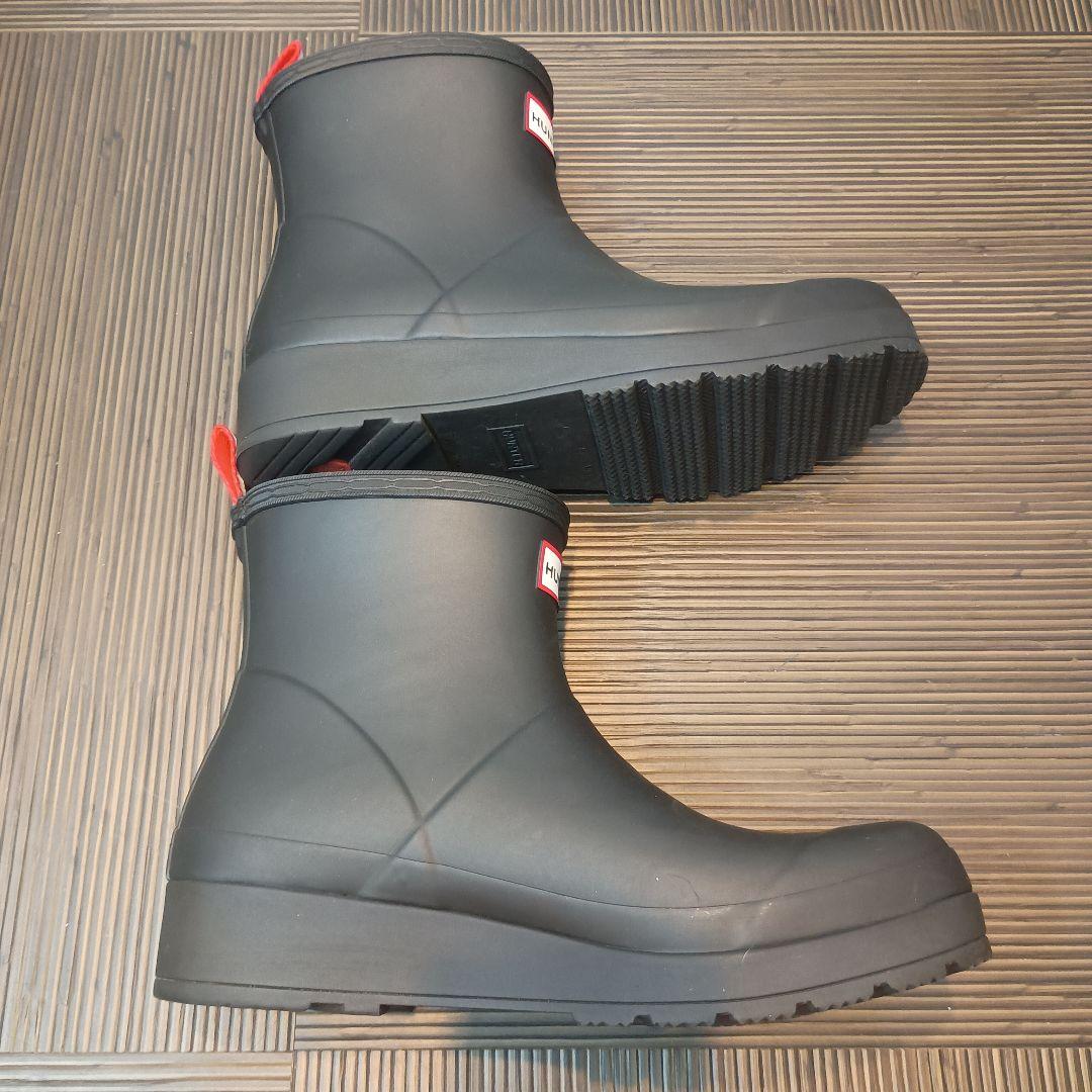 HUNTER ハンター オリジナル プレイ ショート ブーツ 黒 25センチ