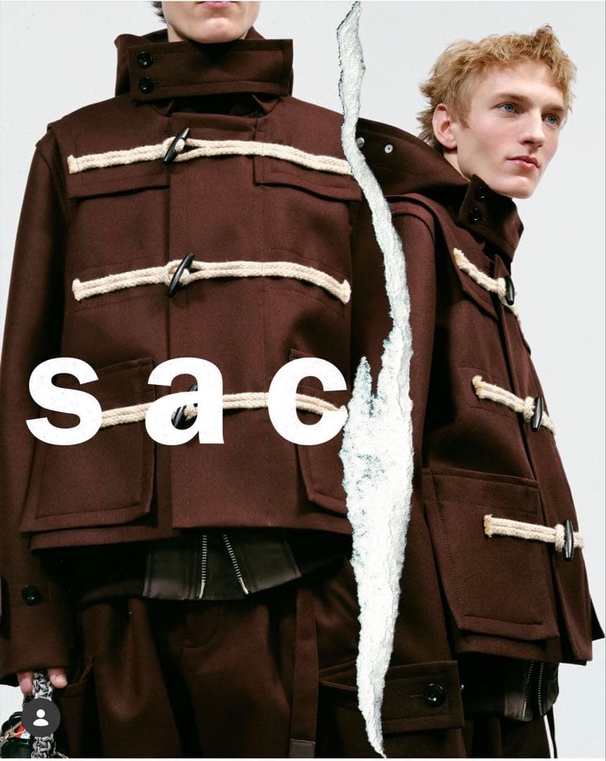 sacai Wool Melton Blouson /美品半額！