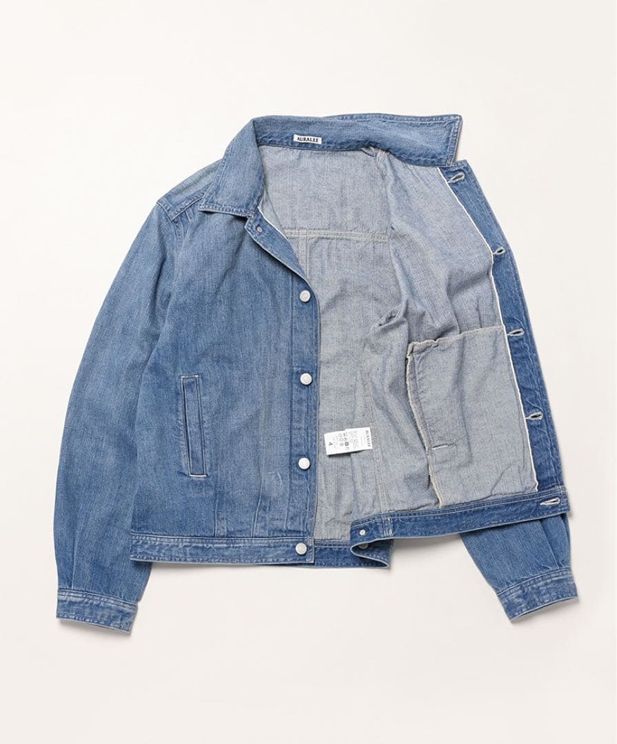 新品AURALEE 25SS SELVEDGE FADED LIGHTDENIM