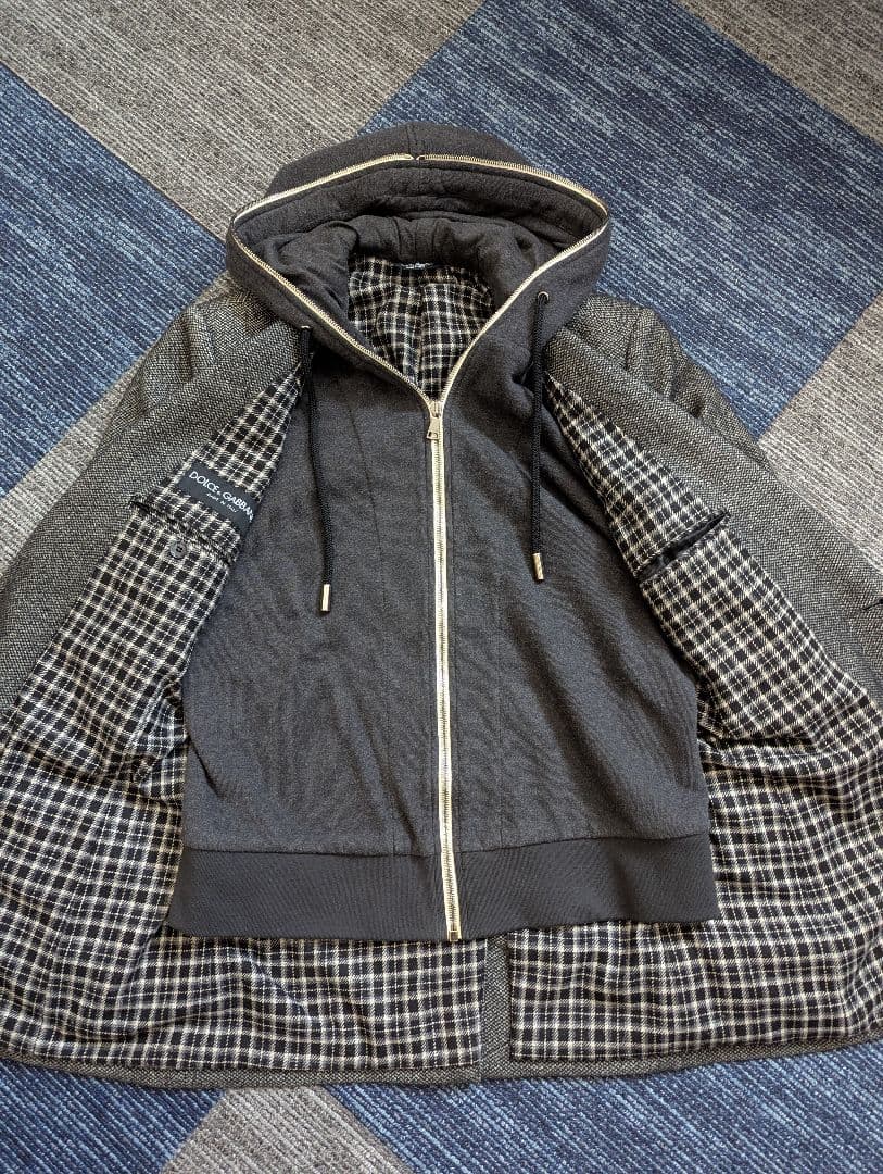 GACKT着用 DOLCE&GABBANA テーラードフードジャケット 48