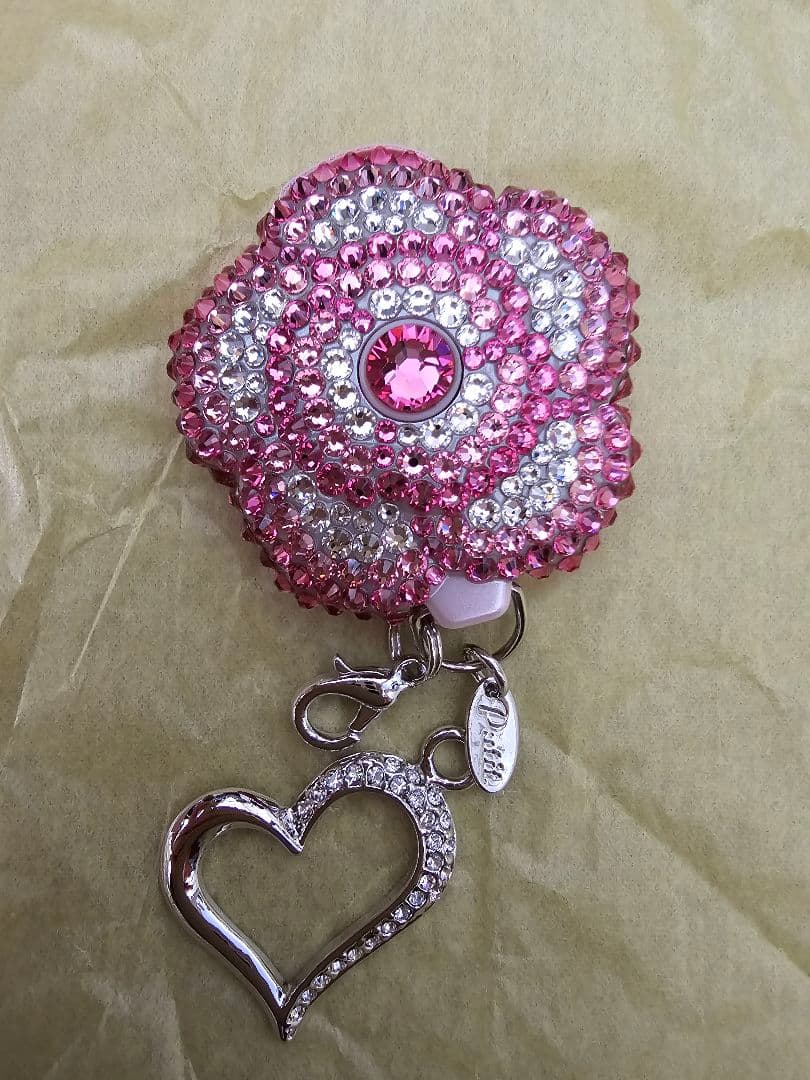 デコプティ　お花型ネックストラップ　ローズ