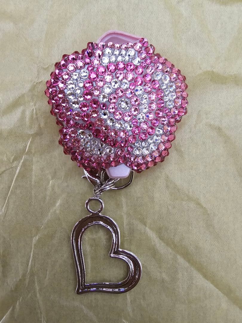 デコプティ　お花型ネックストラップ　ローズ